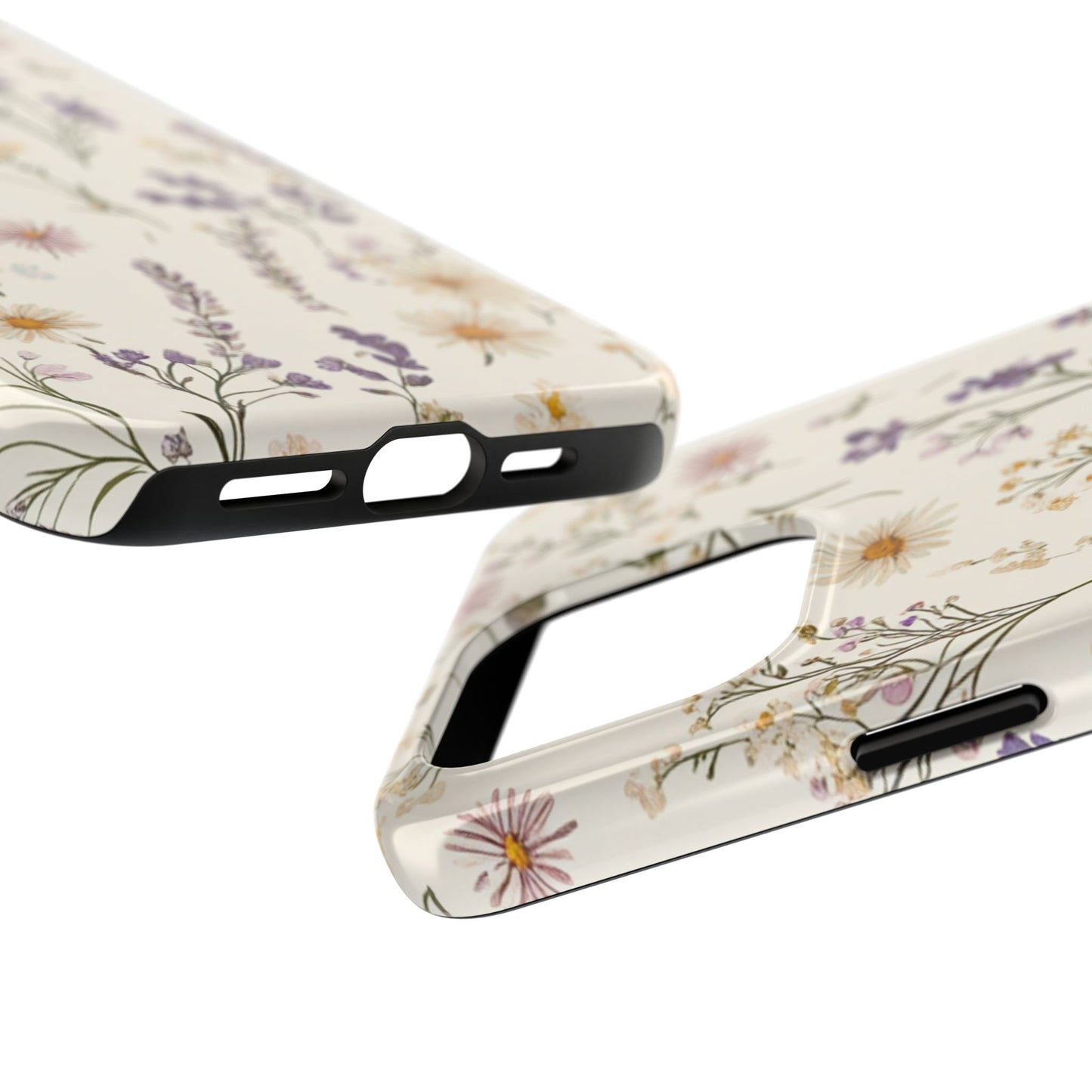 Wildflower Tough Phone Cases | Floral Design | Durable iPhone Cover, Gift for Her, Spring Accessories, Nature-Inspired