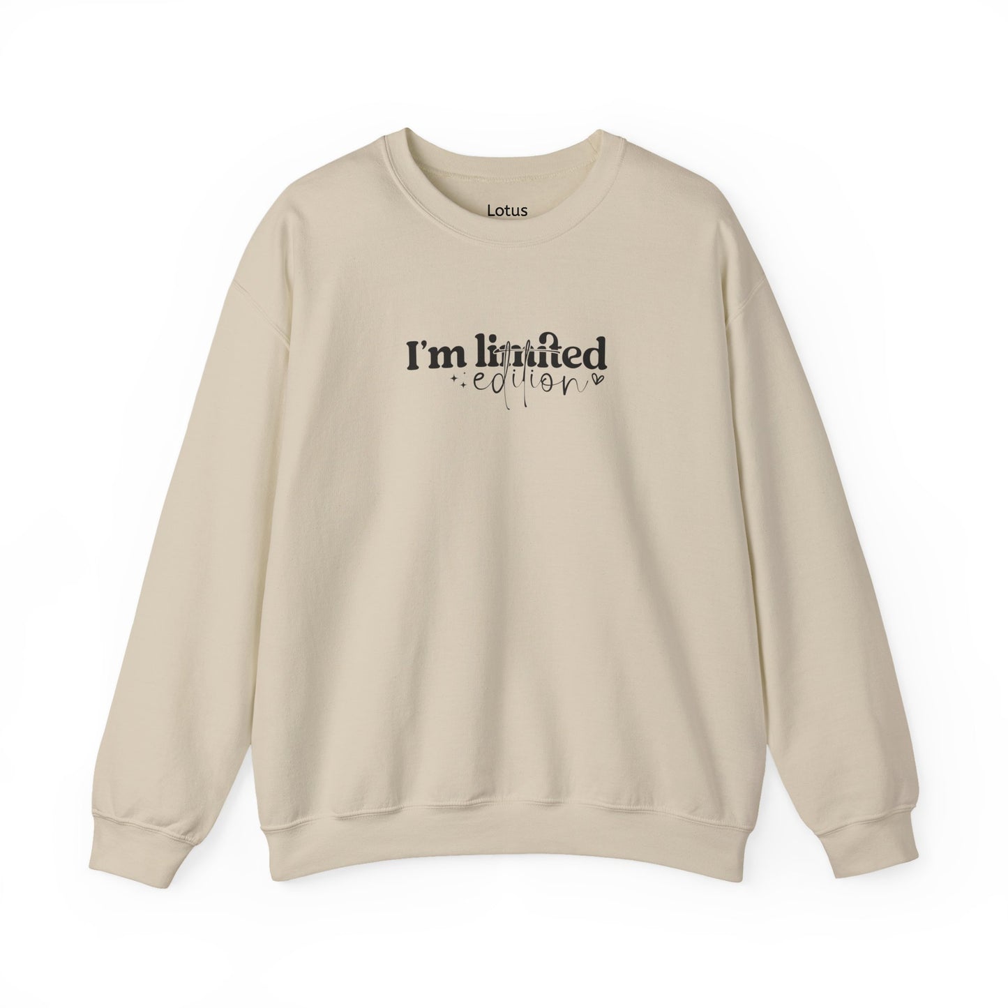 I'm Limited Edition Sweatshirt, Cozy Unisex Sweatshirt for Book Lovers, Literary Gift, Casual Layering, Comfortable Fashion