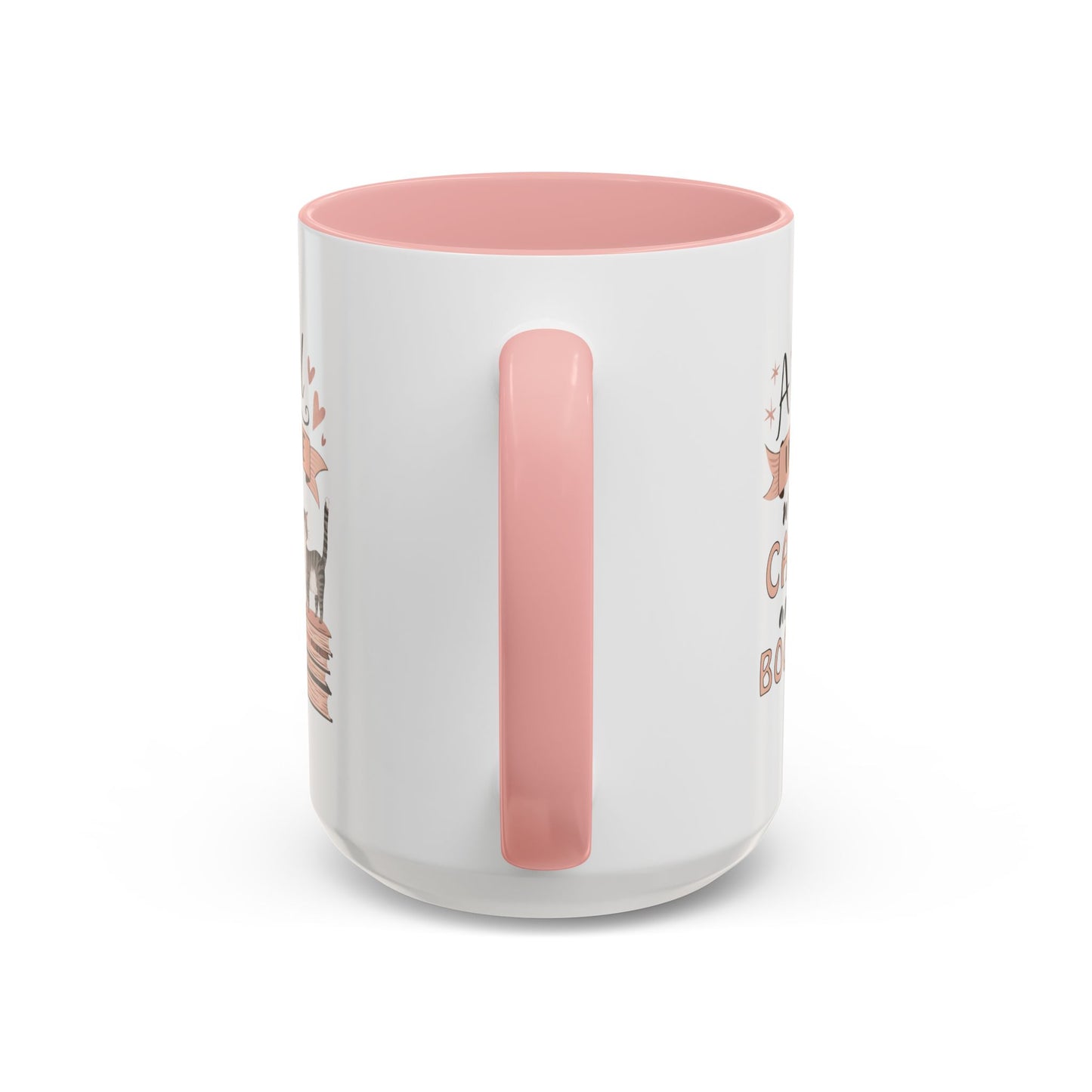 Cat Lover's Coffee Mug - A Girl in Love with Cats and Books, Gift for Cat Owners, Bookworms, Cozy Mornings, Birthday Present