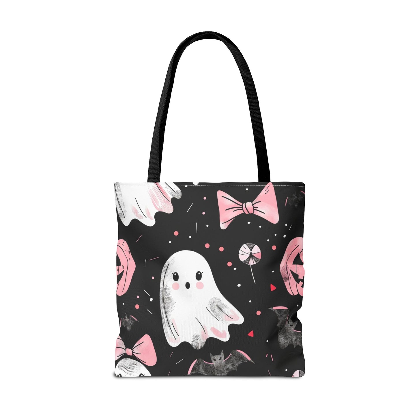 Cute Halloween Ghost Tote Bag, Spooky Style, Trick-or-Treat Bag, Perfect for Halloween Decorations, Gift Idea
