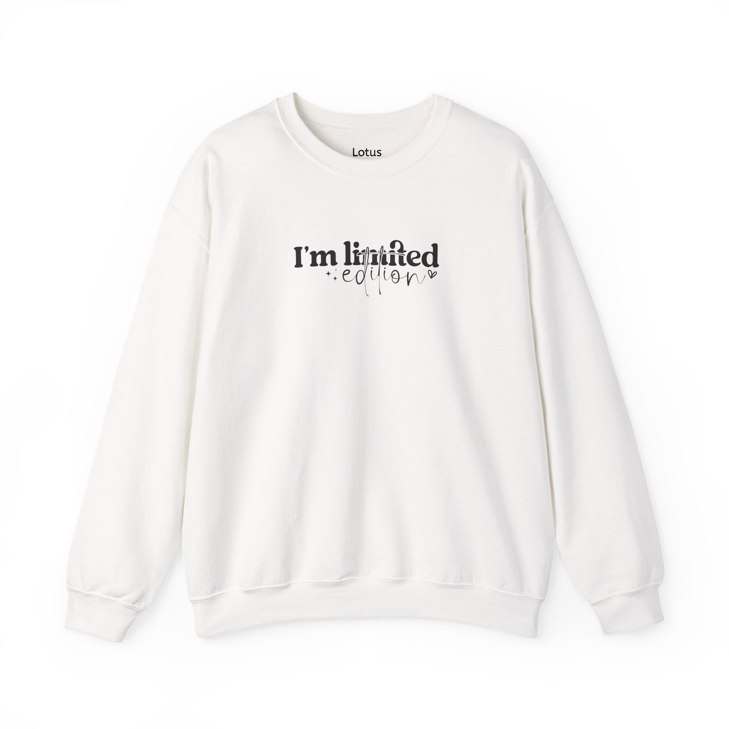 I'm Limited Edition Sweatshirt, Cozy Unisex Sweatshirt for Book Lovers, Literary Gift, Casual Layering, Comfortable Fashion