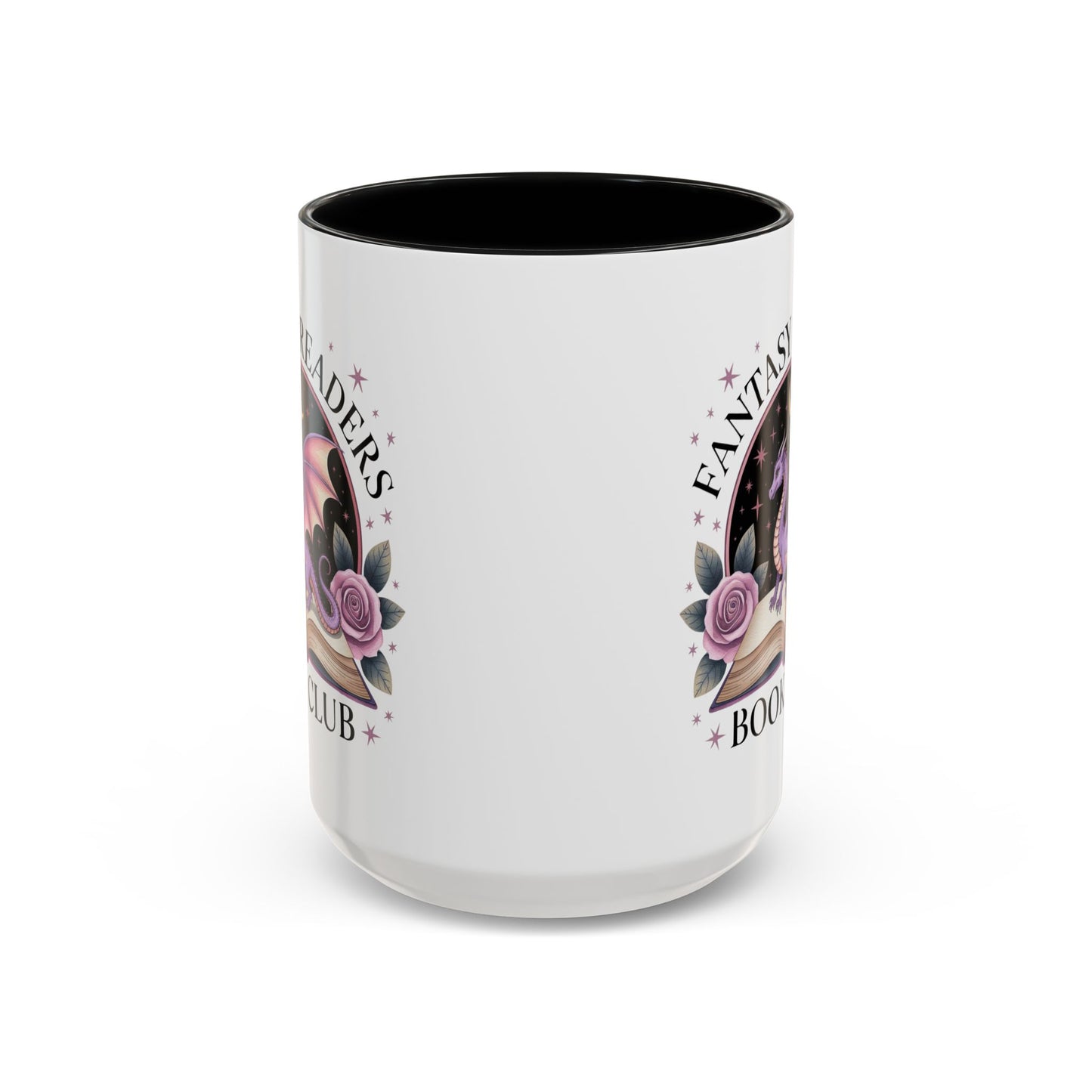 Fantasy Readers' Book Club Mug - Dragon Coffee Cup for Book Lovers, Gift for Romantasy Readers, Cozy Reading Tea Cup