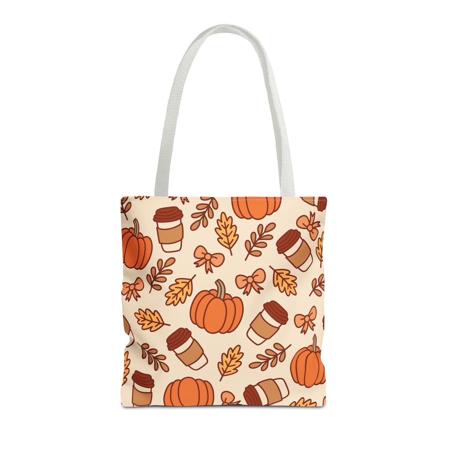 Fall Pumpkin Tote Bag - Autumn Harvest Shopping Bag, Halloween Trick or Treat Bag, Thanksgiving Gift, Farmers Market Reusable Bag, Seasonal