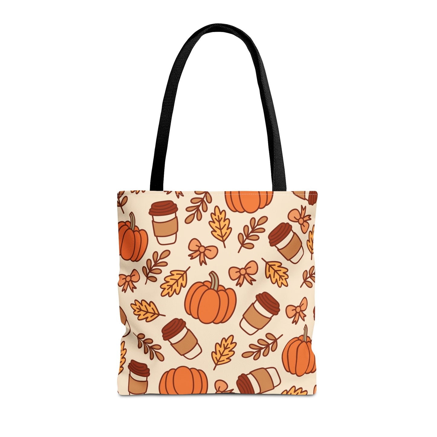 Fall Pumpkin Tote Bag - Autumn Harvest Shopping Bag, Halloween Trick or Treat Bag, Thanksgiving Gift, Farmers Market Reusable Bag, Seasonal