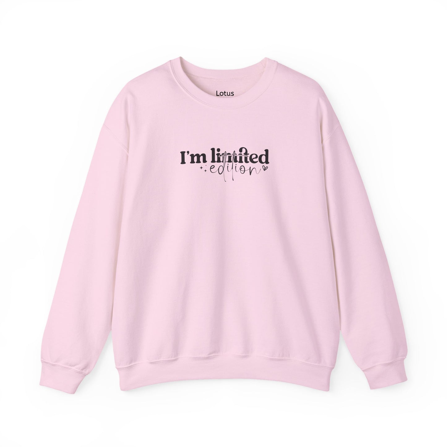 I'm Limited Edition Sweatshirt, Cozy Unisex Sweatshirt for Book Lovers, Literary Gift, Casual Layering, Comfortable Fashion