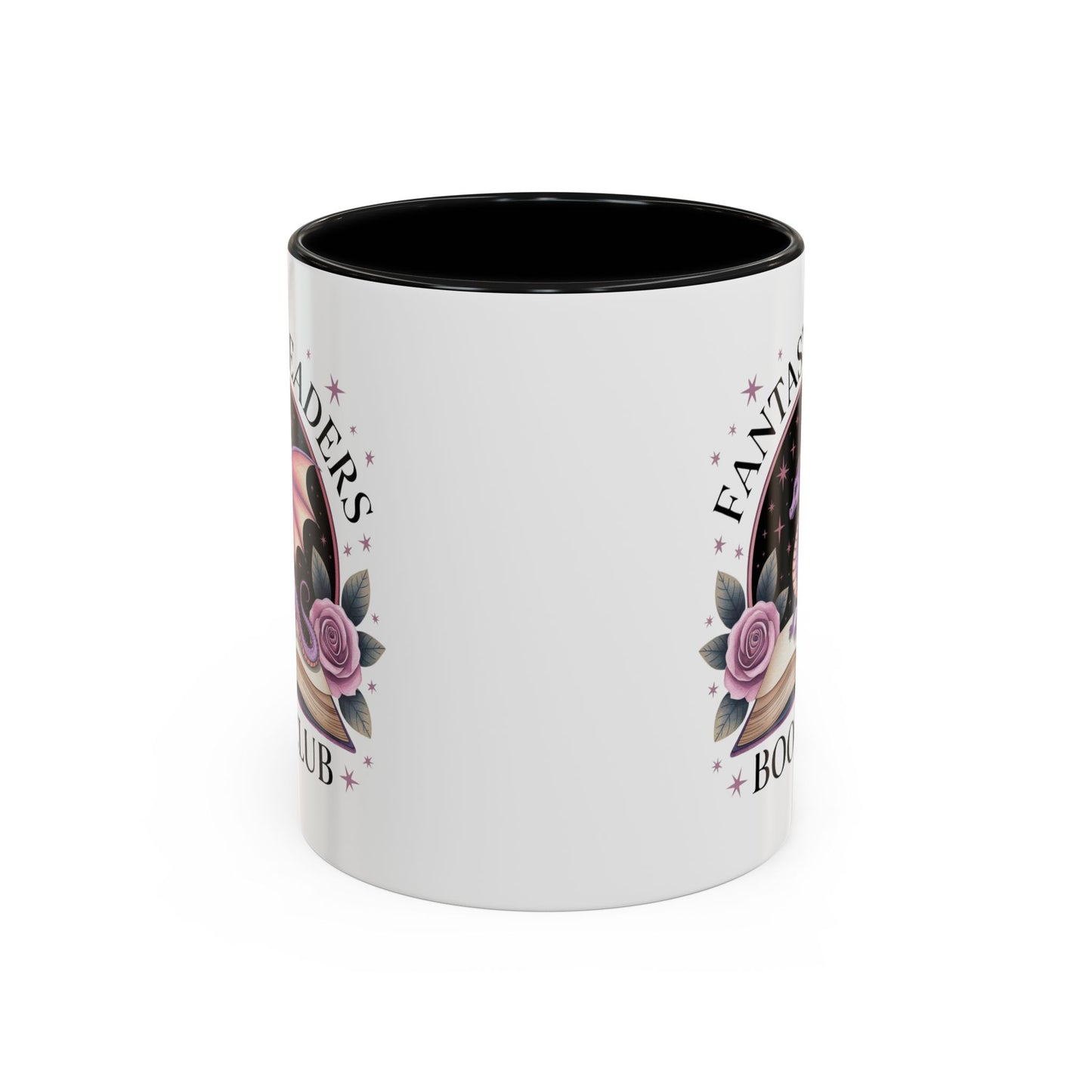 Fantasy Readers' Book Club Mug - Unique Coffee Cup for Book Lovers, Gift for Readers, Dragon Design, Literary Gift, Cozy Reading Tea Cup