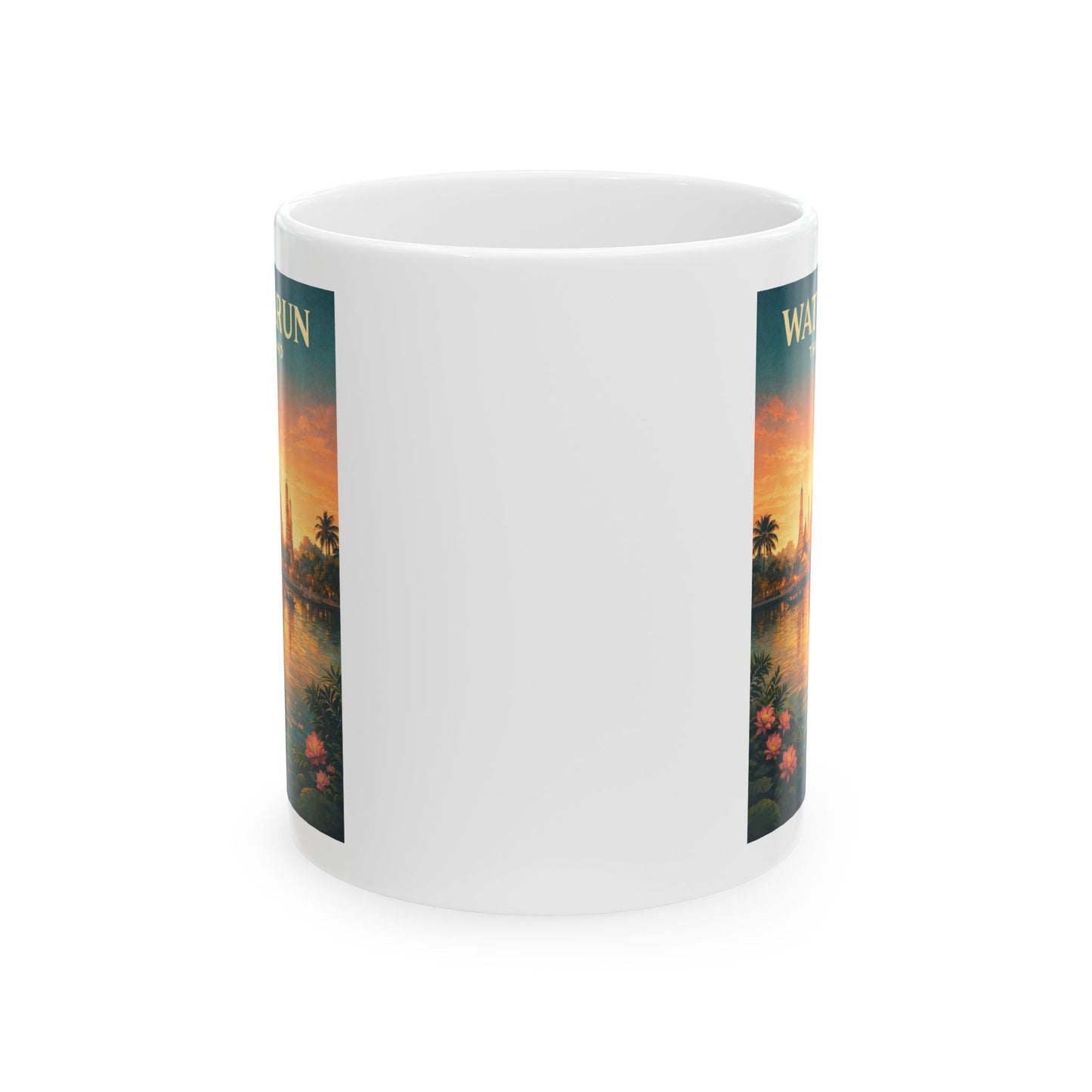 Wat Arun Mug, Bangkok Thailand Coffee Mug, Travel Ceramic Mug Gift