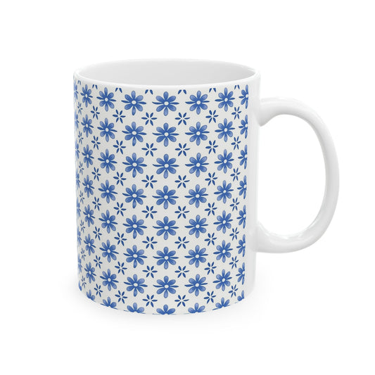 Ceramic Floral Coffee Mug, Perfect for Gifting, Tea Lovers, Home Decor, Birthday, Mother's Day, Cozy Vibes