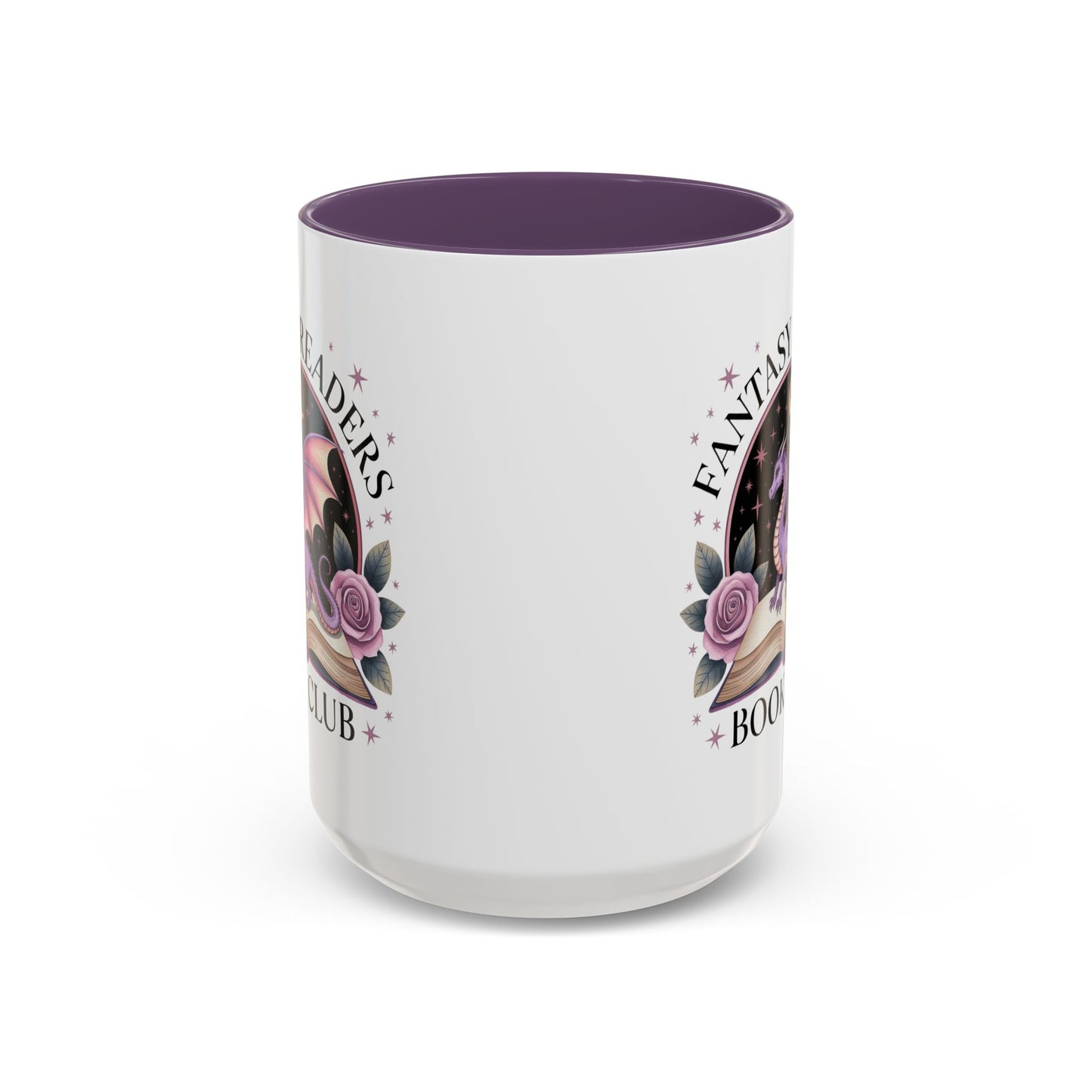 Fantasy Readers' Book Club Mug - Unique Coffee Cup for Book Lovers, Gift for Readers, Dragon Design, Literary Gift, Cozy Reading Tea Cup