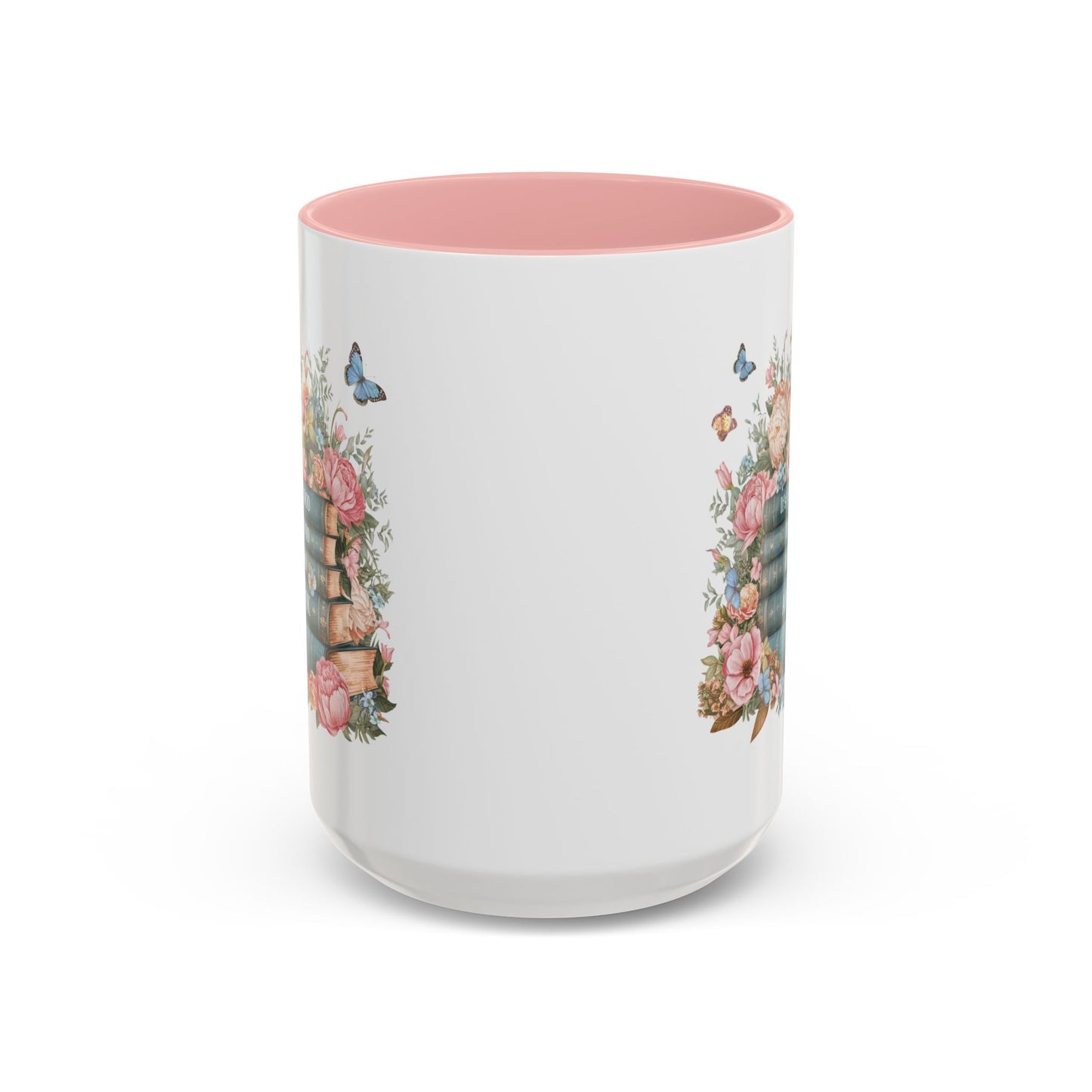 Floral Reading Coffee Mug - Perfect Gift for Book Lovers, Cozy Mornings, Home Decor, Mother's Day, Personalized Coffee Cup