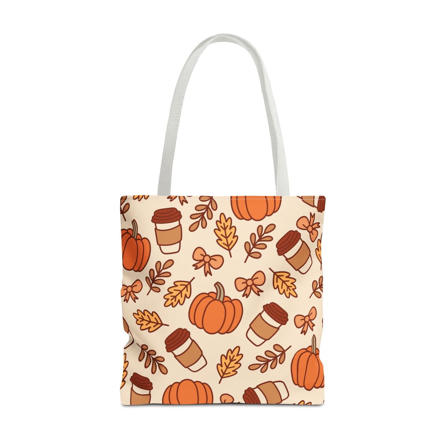 Fall Pumpkin Tote Bag - Autumn Harvest Shopping Bag, Halloween Trick or Treat Bag, Thanksgiving Gift, Farmers Market Reusable Bag, Seasonal