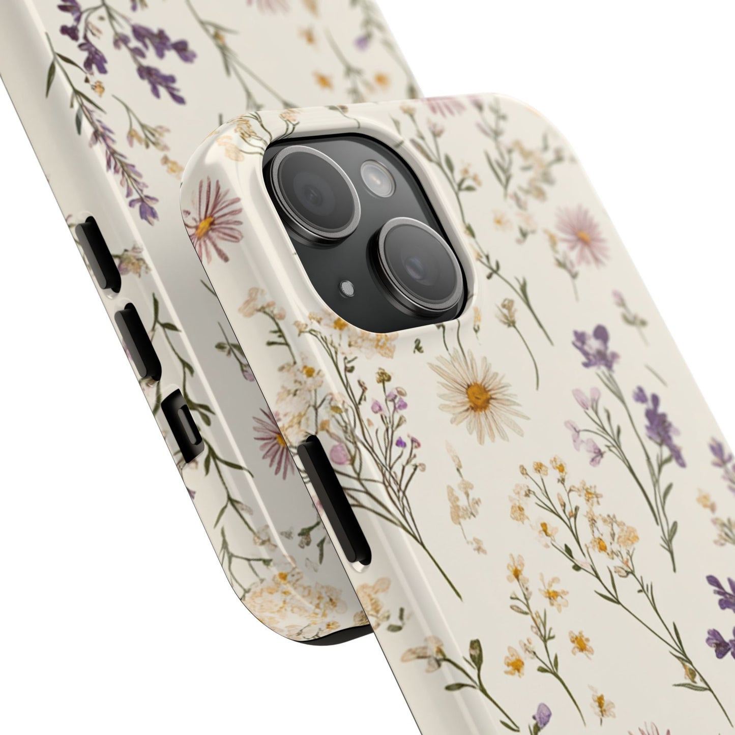 Wildflower Tough Phone Cases | Floral Design | Durable iPhone Cover, Gift for Her, Spring Accessories, Nature-Inspired