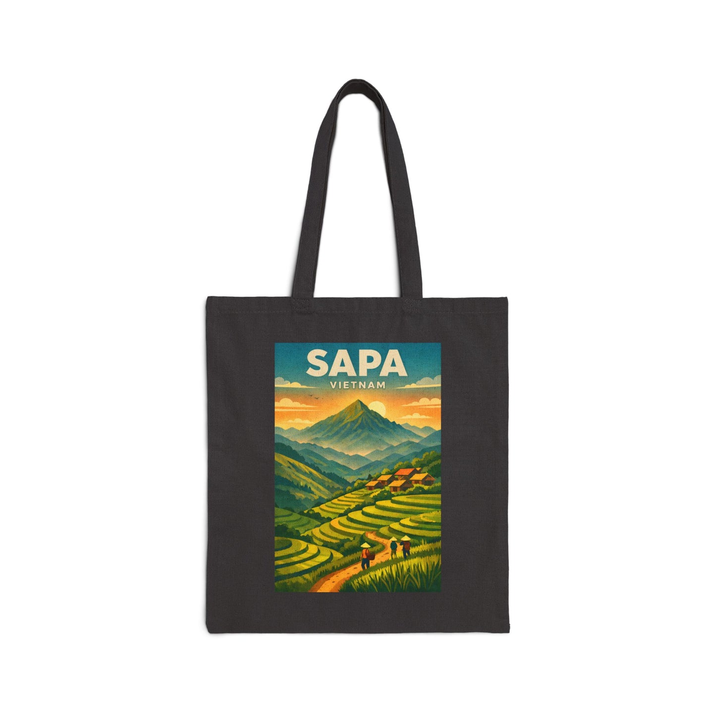 Sapa Vietnam Rice Terraces tote bag | Canvas Tote