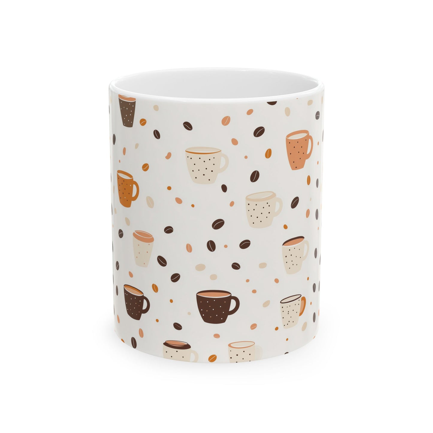 Cozy Coffee Ceramic Mug, Cute Coffee Cup, Tea Lover Gift, Home Decor, Inspirational Gift, Kitchen Accessories