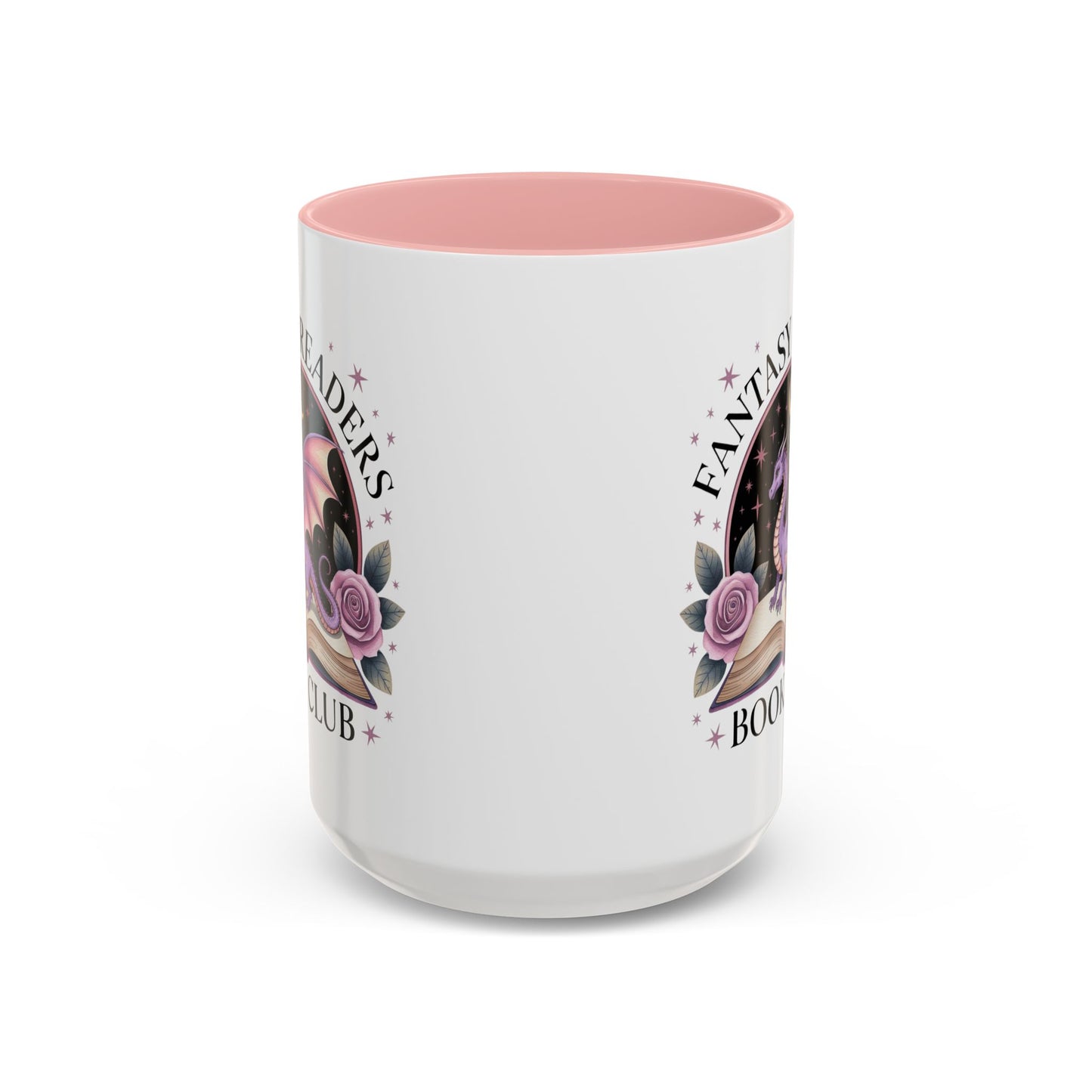 Fantasy Readers' Book Club Mug - Dragon Coffee Cup for Book Lovers, Gift for Romantasy Readers, Cozy Reading Tea Cup