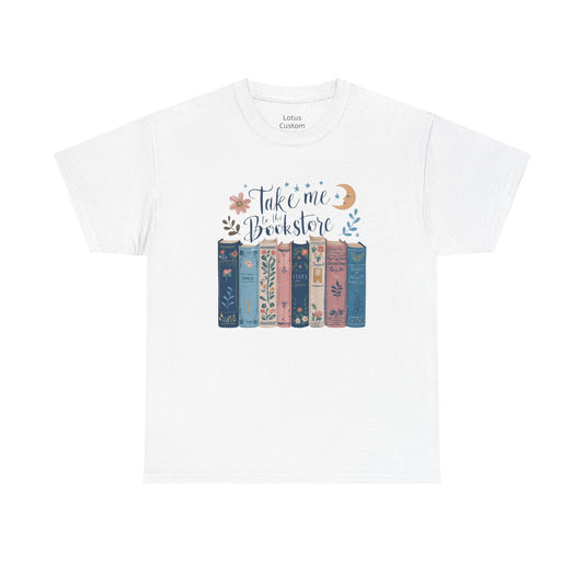 Bookstore Lover Tee, Cozy Cotton Shirt, Gift for Readers, Cute Literary Apparel, Bookish T-Shirt, Reading Gift Idea