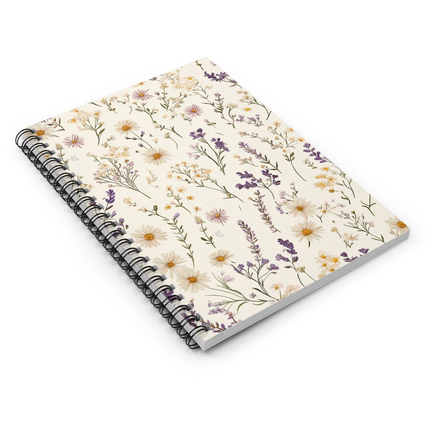 Wildflower Spiral Notebook - Perfect for Journaling, Note-Taking, Gift for Students, Teachers, or Nature Lovers