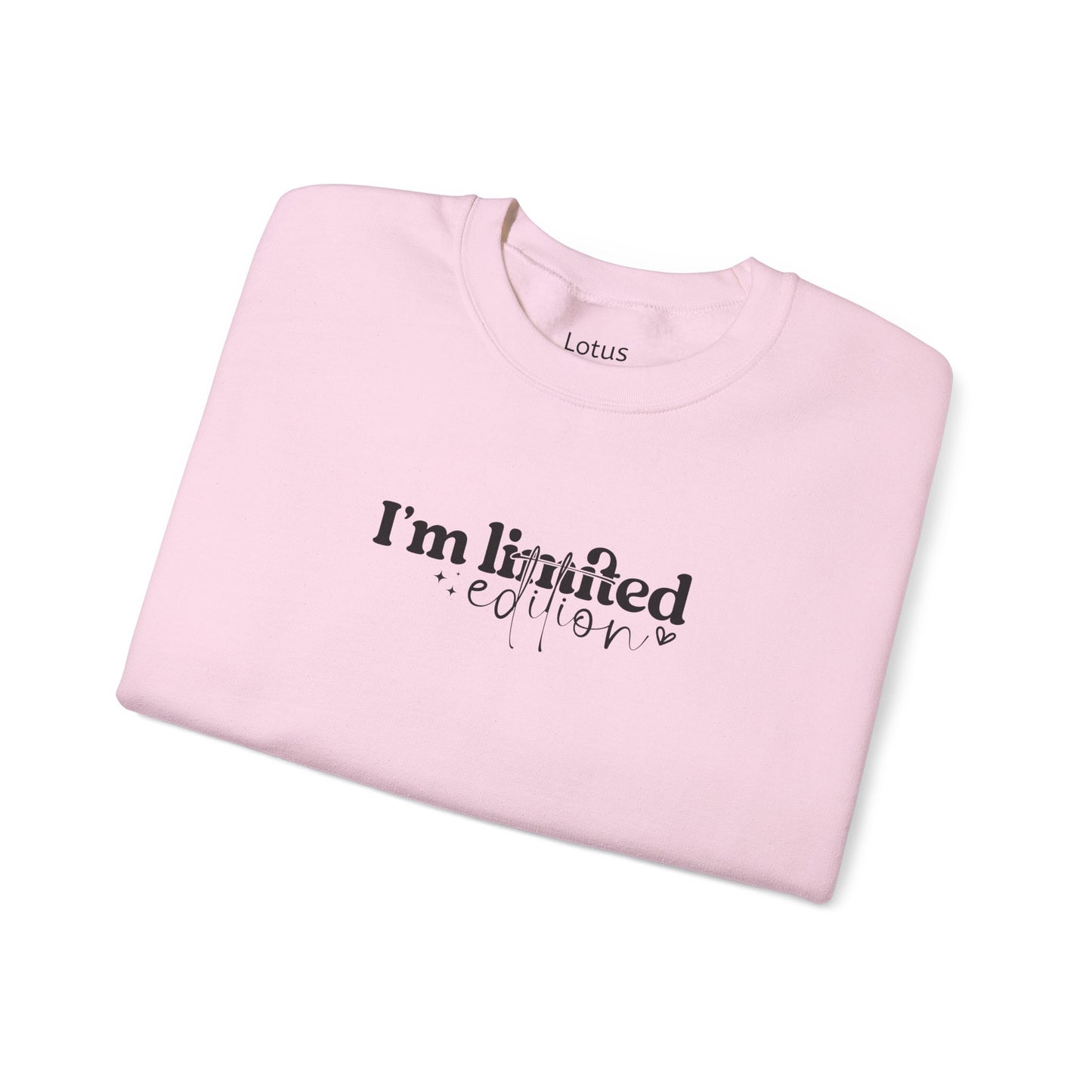 I'm Limited Edition Sweatshirt, Cozy Unisex Sweatshirt for Book Lovers, Literary Gift, Casual Layering, Comfortable Fashion