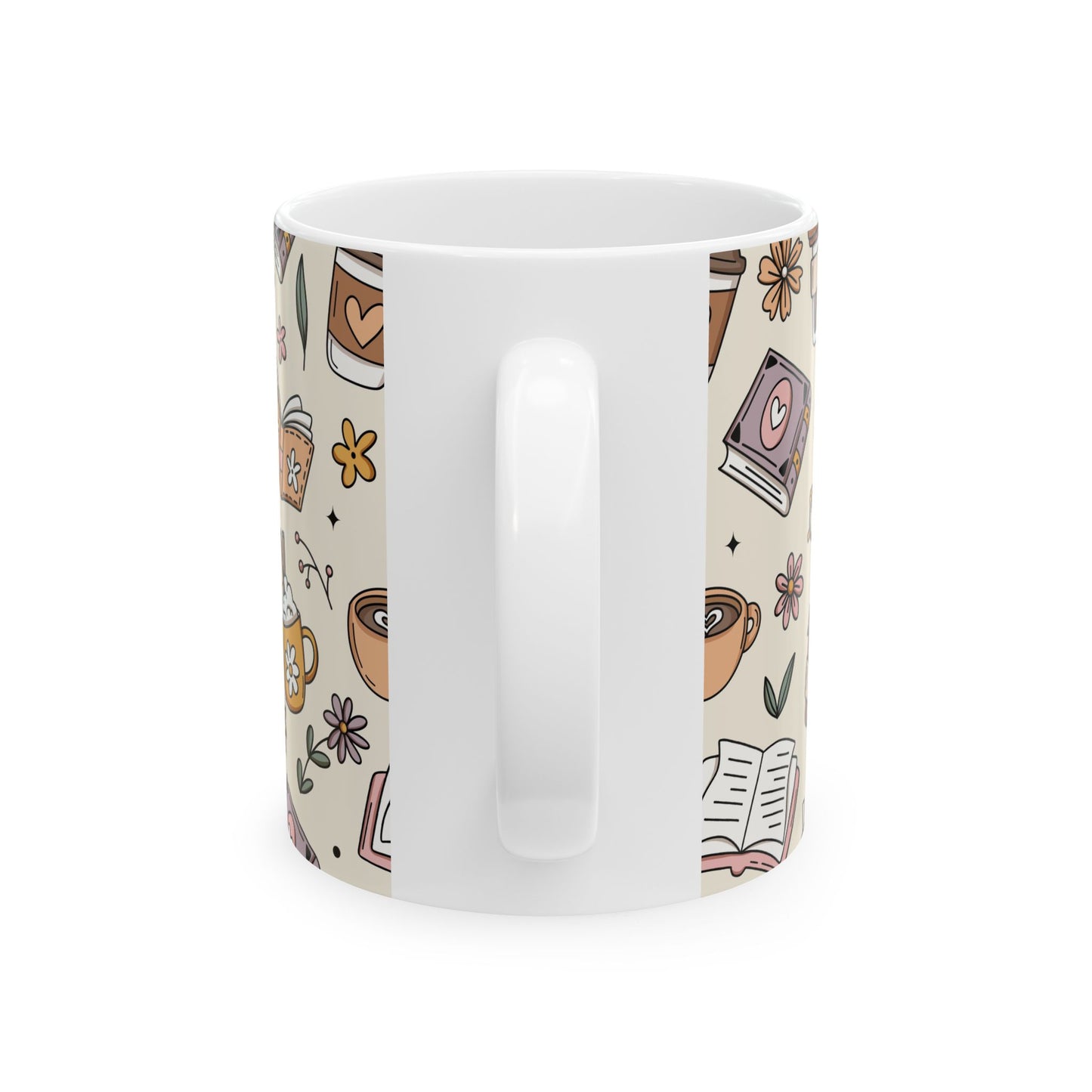Book Lover Ceramic Mug - Literary Gift, Reading Coffee Cup, Bibliophile Tea Mug, Bookworm Gift, Librarian Gift