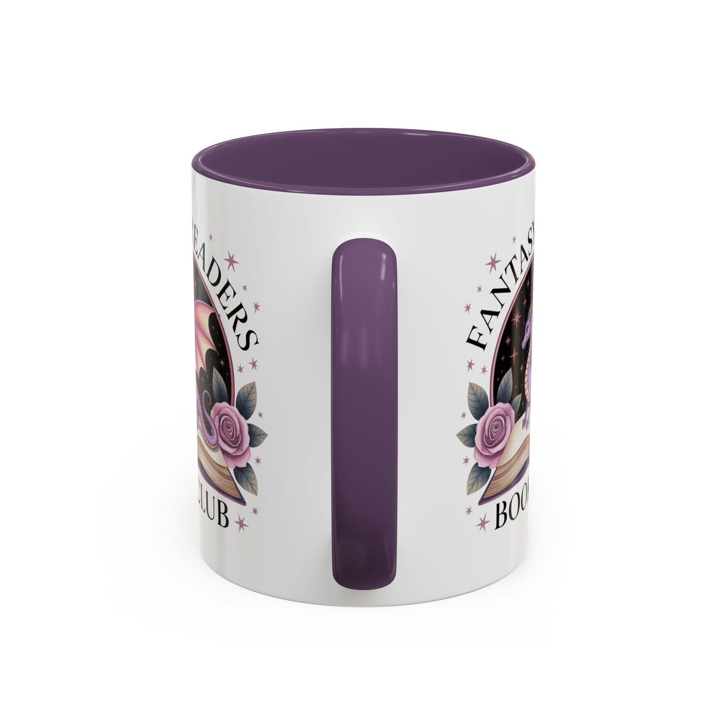 Fantasy Readers' Book Club Mug - Unique Coffee Cup for Book Lovers, Gift for Readers, Dragon Design, Literary Gift, Cozy Reading Tea Cup