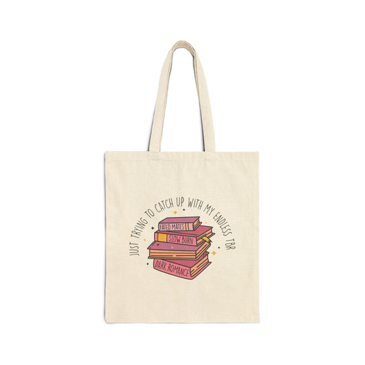 Book Lover's Cotton Canvas Tote Bag, Perfect for Library Trips, Reading, Book Clubs, Gift for Readers, Eco-friendly Shopping Bag