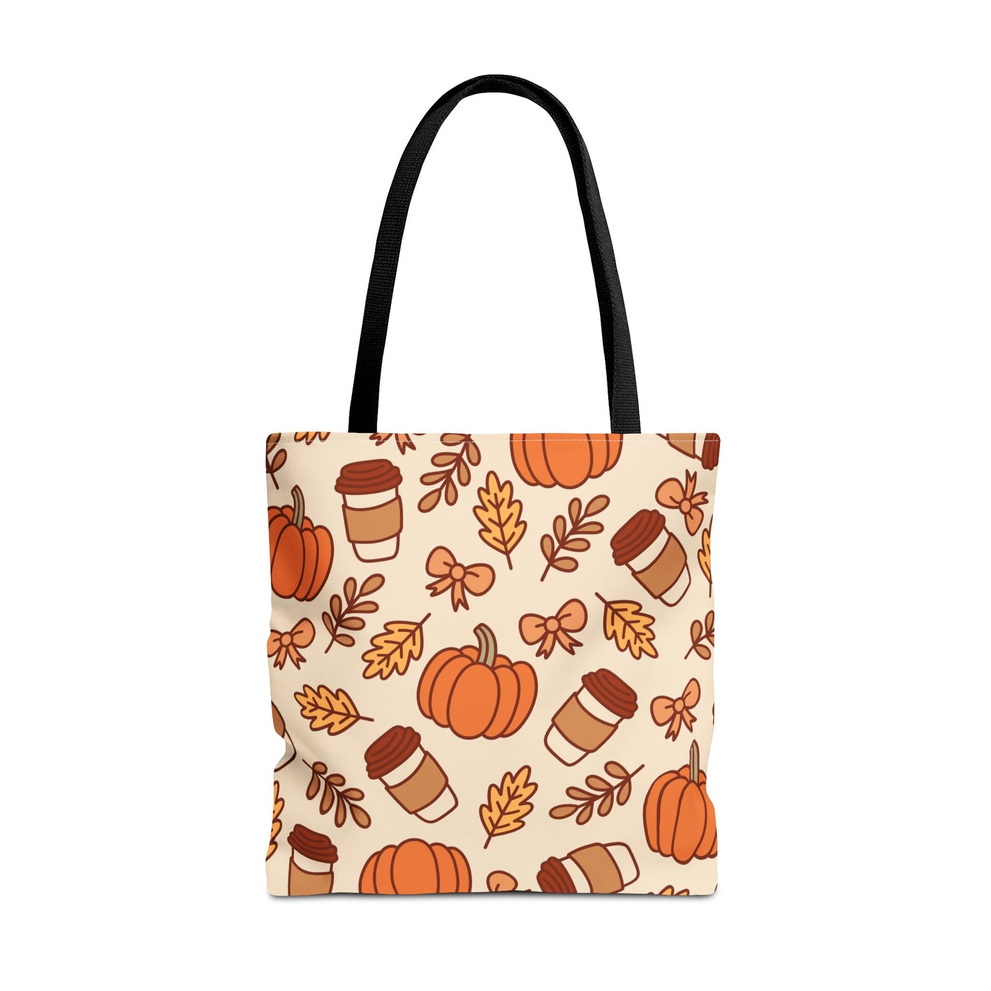 Fall Pumpkin Tote Bag - Autumn Harvest Shopping Bag, Halloween Trick or Treat Bag, Thanksgiving Gift, Farmers Market Reusable Bag, Seasonal