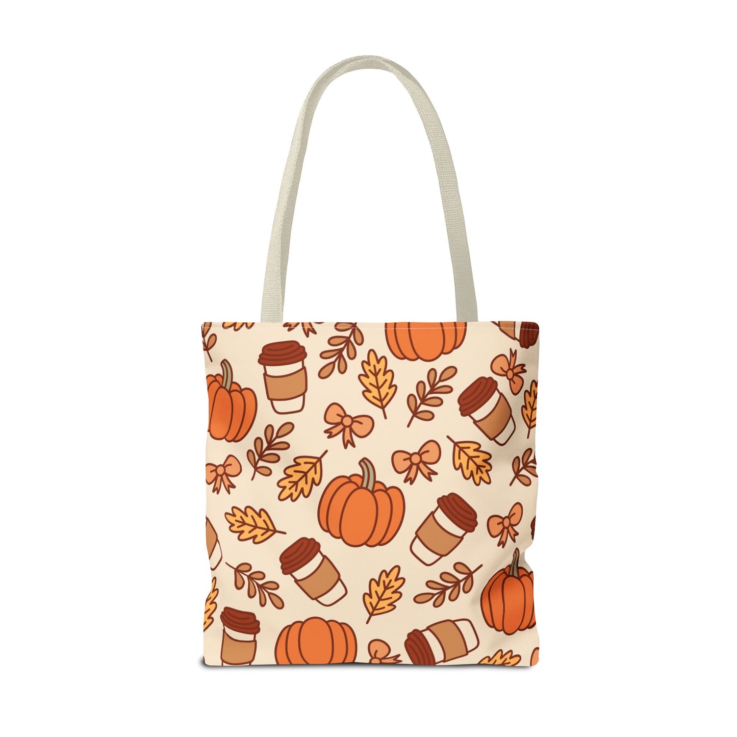 Fall Pumpkin Tote Bag - Autumn Harvest Shopping Bag, Halloween Trick or Treat Bag, Thanksgiving Gift, Farmers Market Reusable Bag, Seasonal