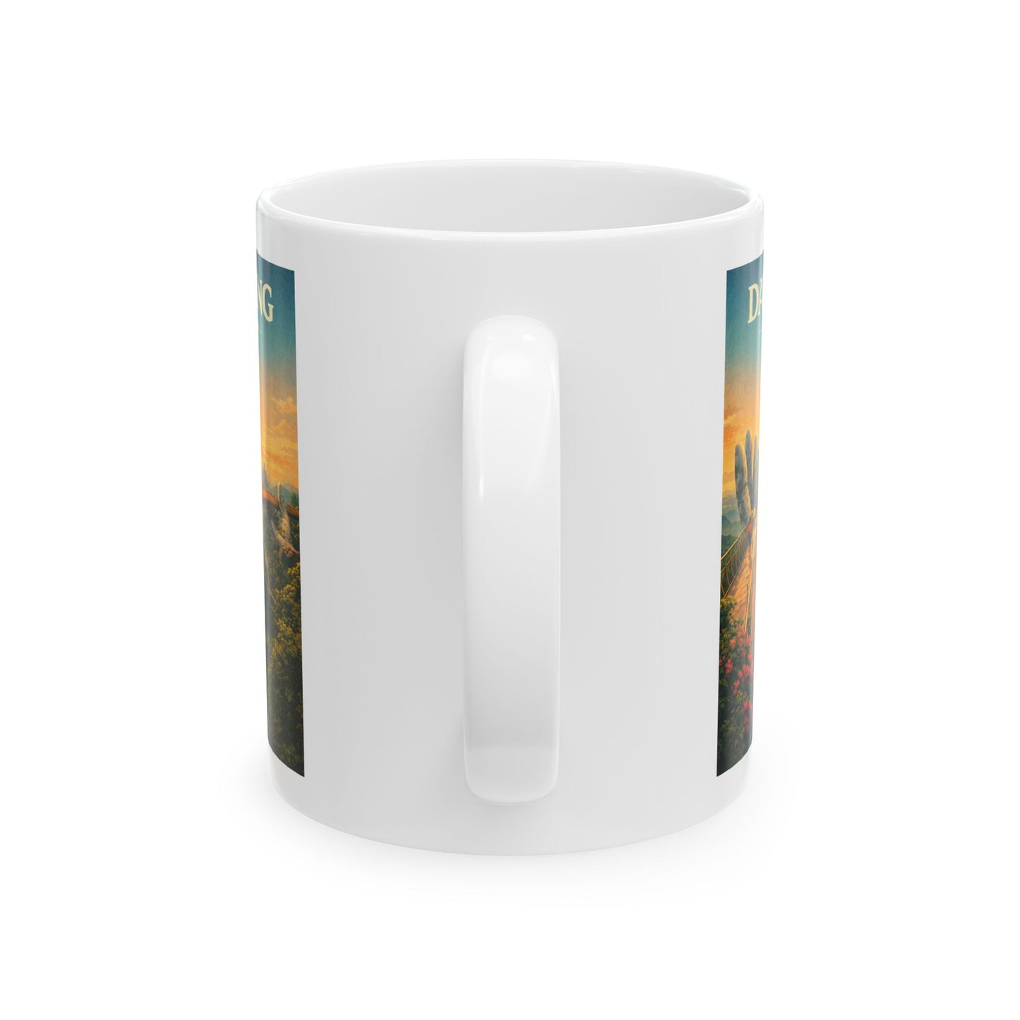 Da Nang Vietnam Ceramic Mug, Golden Bridge Mug, Vietnam Travel Gift