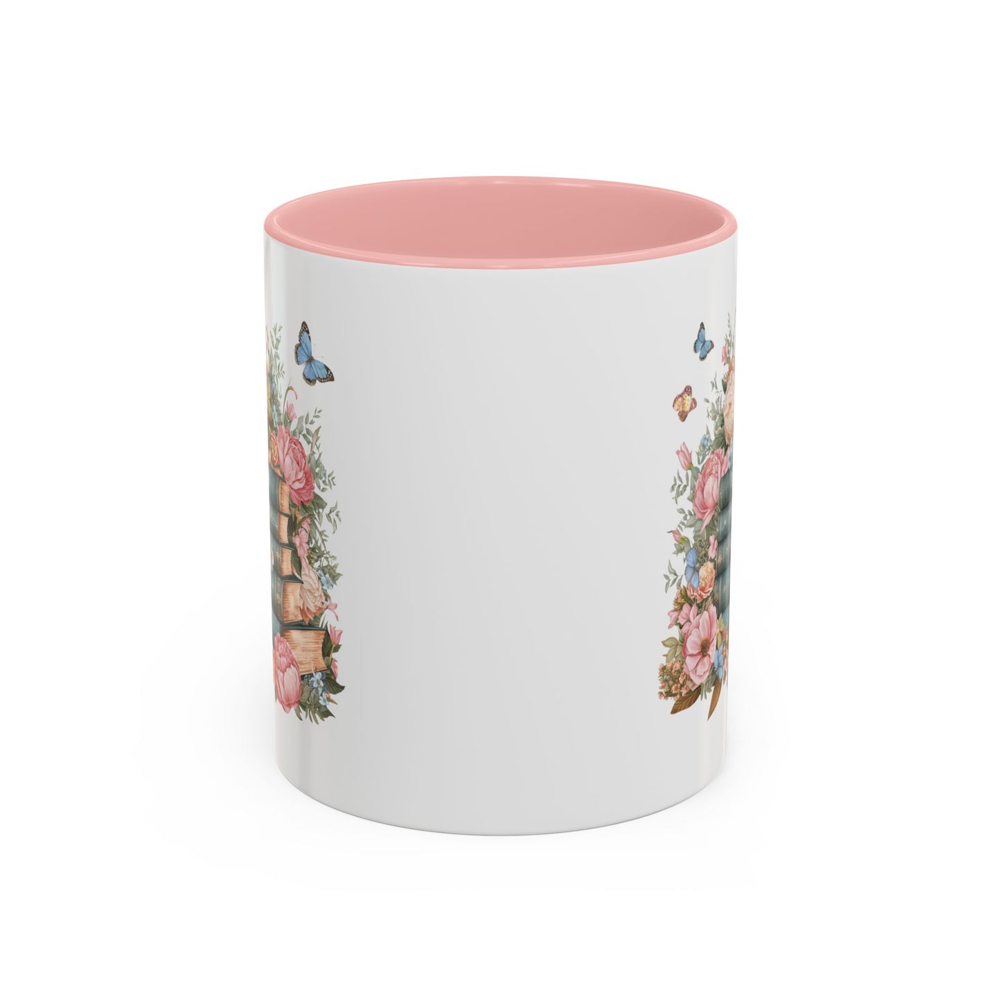 Floral Reading Coffee Mug - Perfect Gift for Book Lovers, Cozy Mornings, Home Decor, Mother's Day, Personalized Coffee Cup