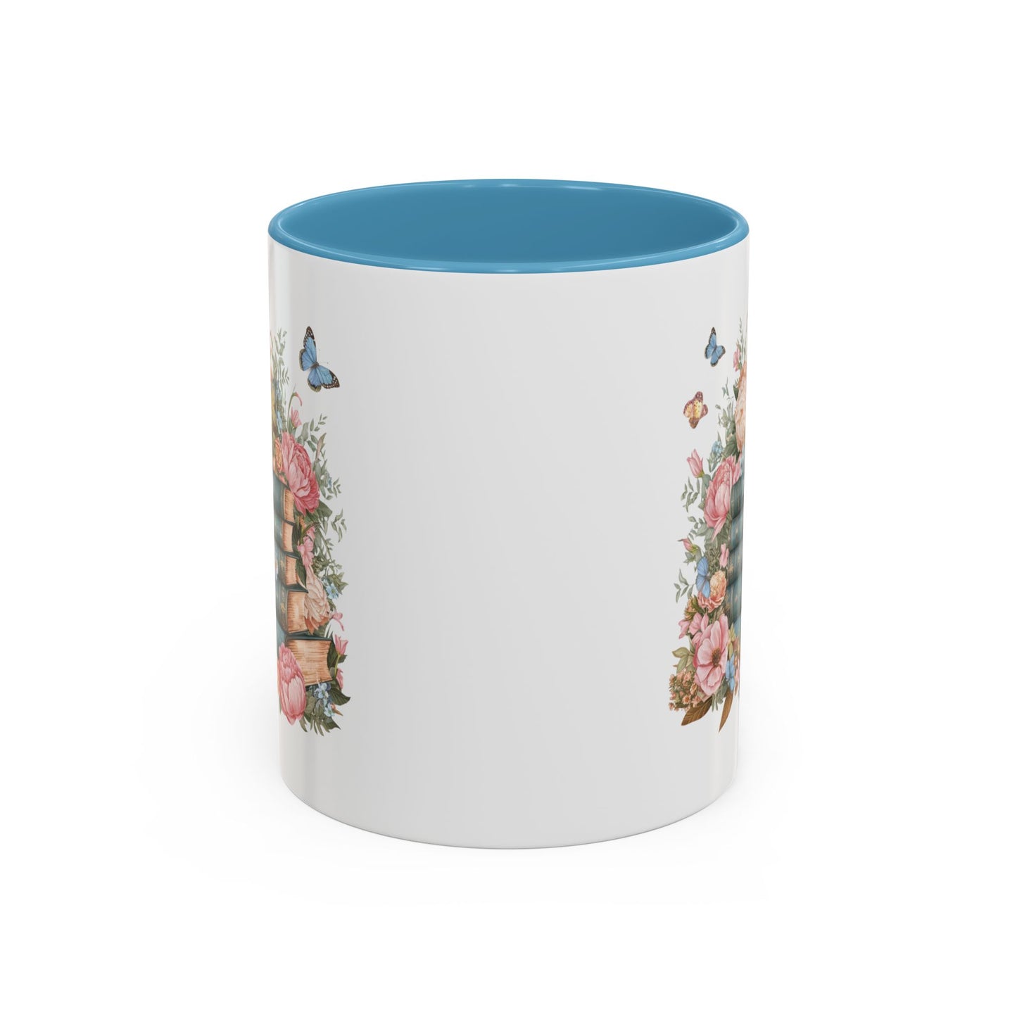 Floral Reading Coffee Mug - Perfect Gift for Book Lovers, Cozy Mornings, Home Decor, Mother's Day, Personalized Coffee Cup