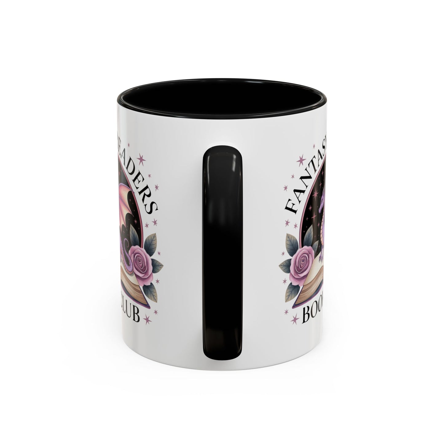 Fantasy Readers' Book Club Mug - Unique Coffee Cup for Book Lovers, Gift for Readers, Dragon Design, Literary Gift, Cozy Reading Tea Cup