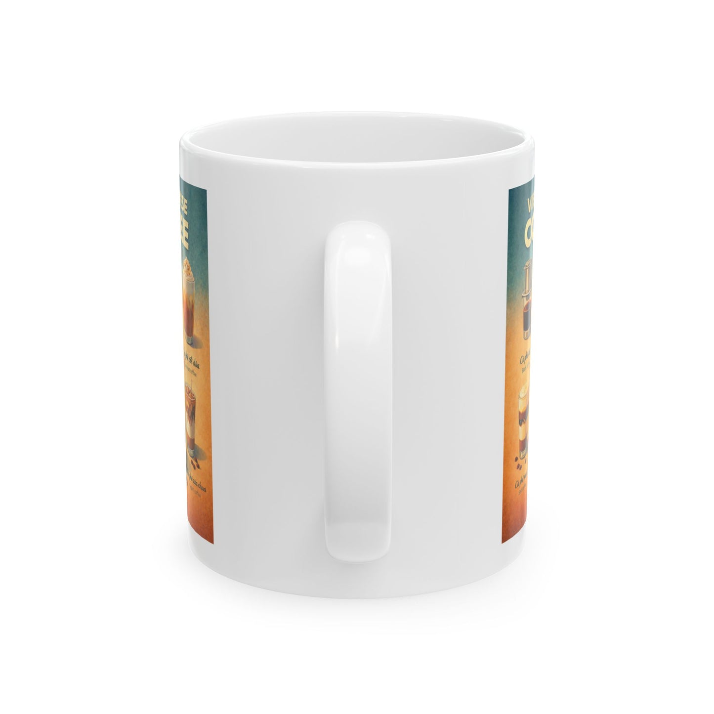 Vietnamese Coffee Design Coffee Mug, Black Coffee, Salt Coffee, Coconut Coffee, Egg Coffee