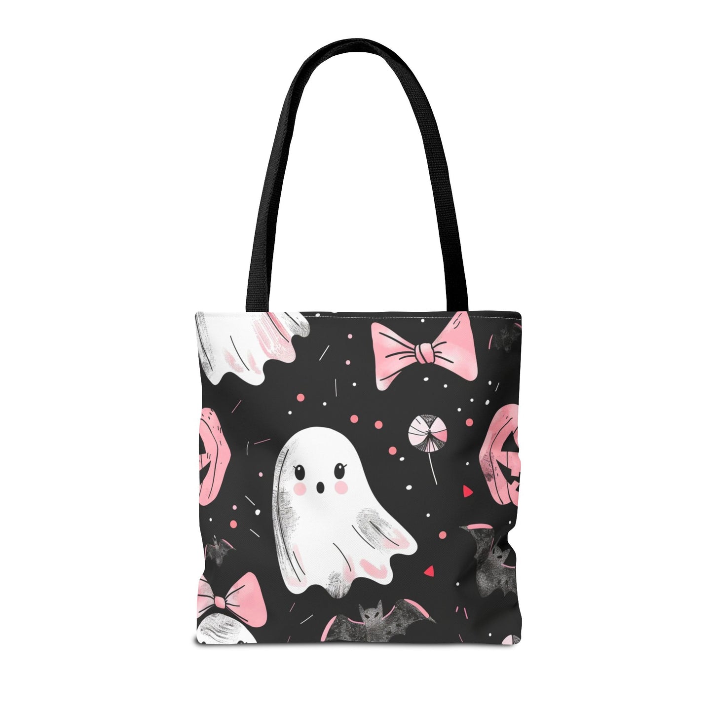 Cute Halloween Ghost Tote Bag, Spooky Style, Trick-or-Treat Bag, Perfect for Halloween Decorations, Gift Idea
