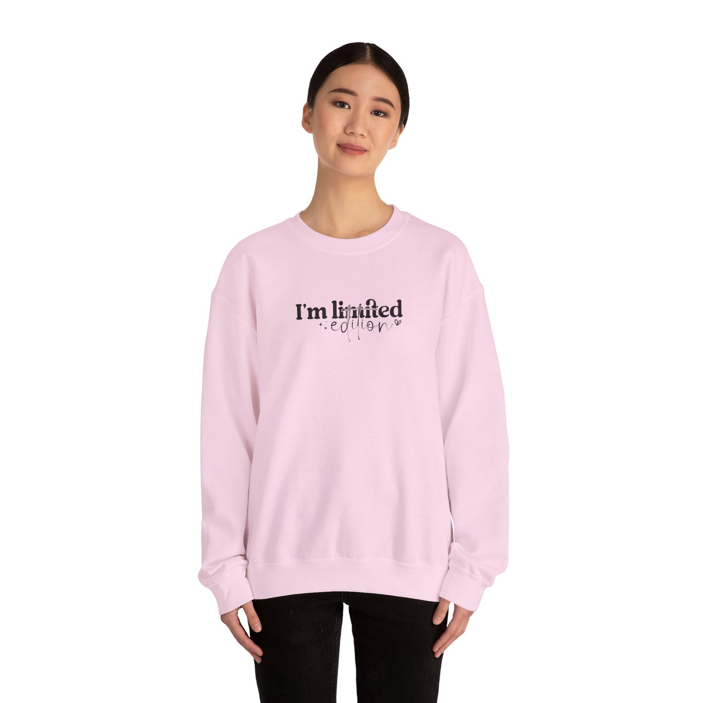 I'm Limited Edition Sweatshirt, Cozy Unisex Sweatshirt for Book Lovers, Literary Gift, Casual Layering, Comfortable Fashion