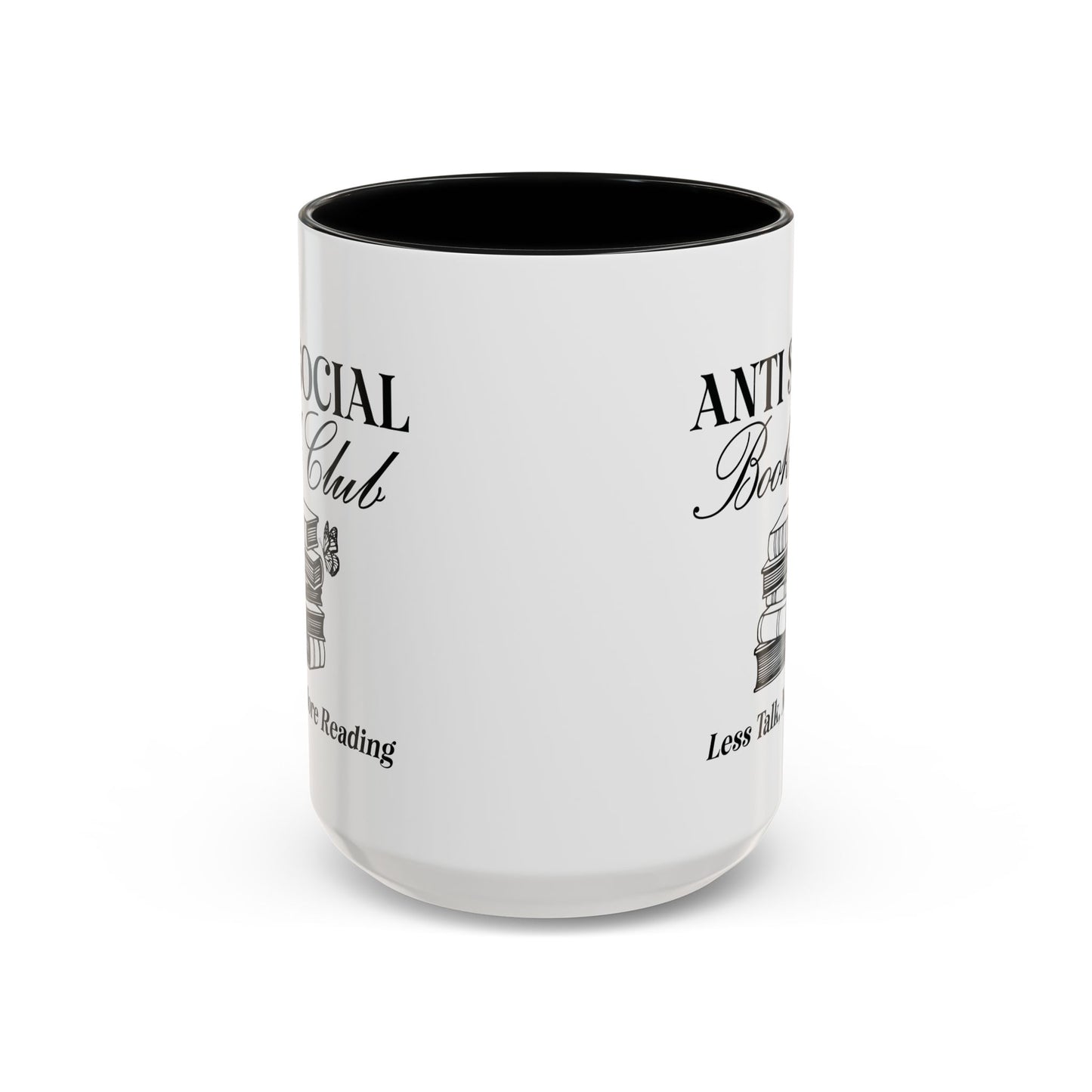 Anti-Social Book Club Coffee Mug, Cozy Gift for Readers, Novelty Mug, Bookish Decor, Perfect for Holidays