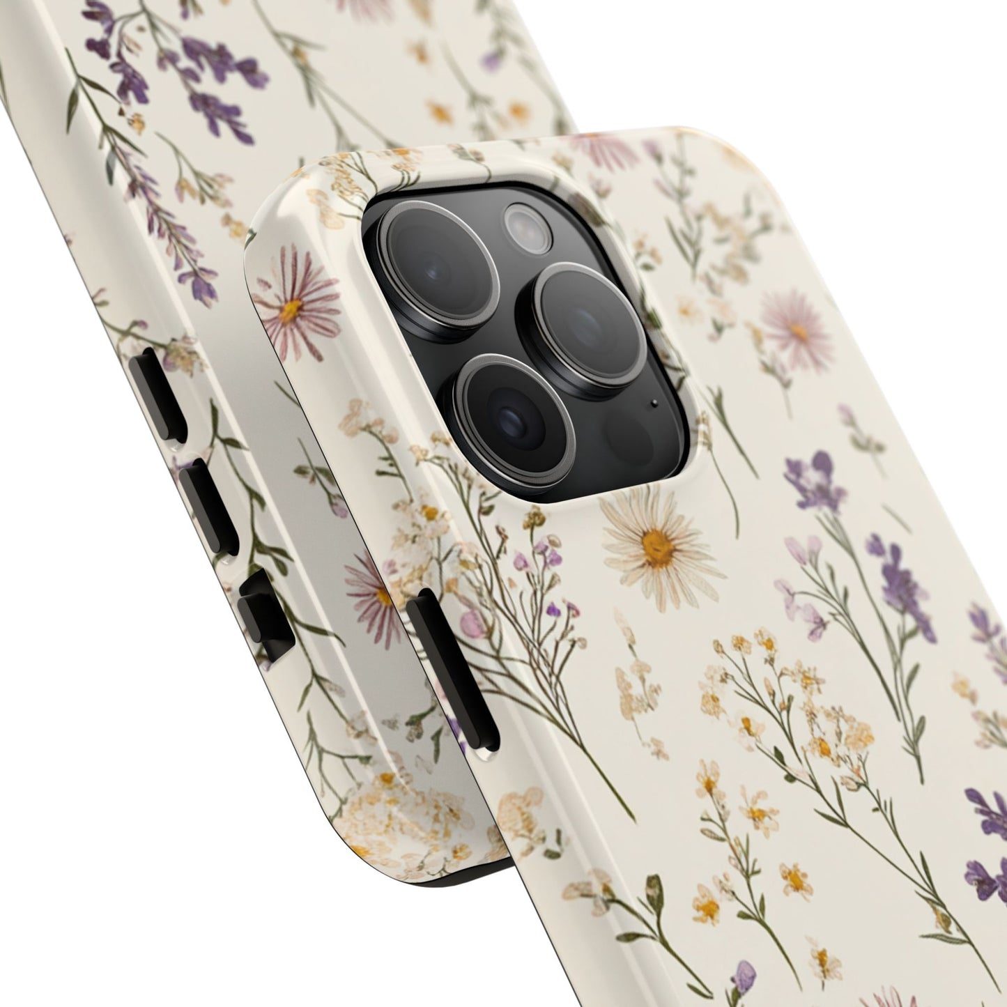 Wildflower Tough Phone Cases | Floral Design | Durable iPhone Cover, Gift for Her, Spring Accessories, Nature-Inspired
