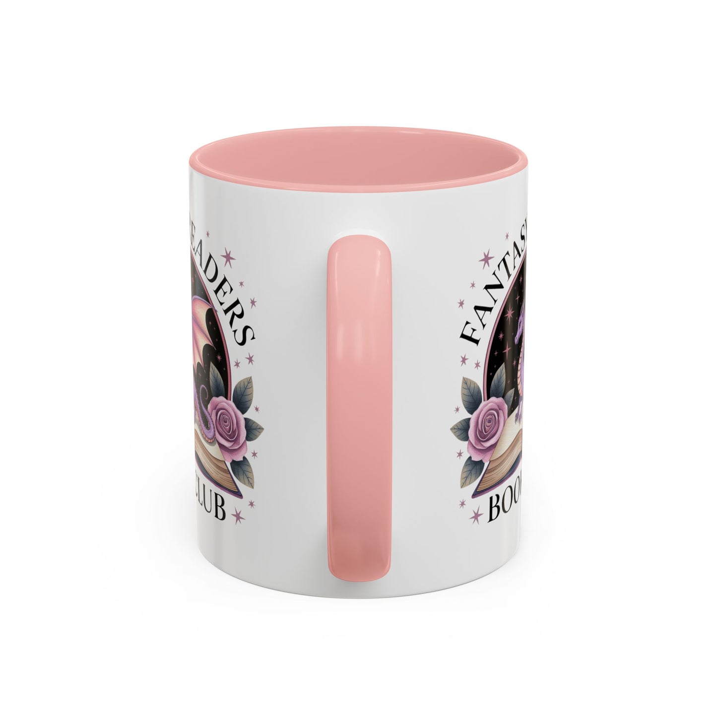 Fantasy Readers' Book Club Mug - Unique Coffee Cup for Book Lovers, Gift for Readers, Dragon Design, Literary Gift, Cozy Reading Tea Cup