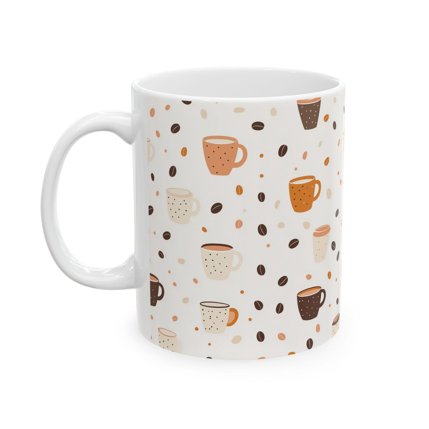 Cozy Coffee Ceramic Mug, Cute Coffee Cup, Tea Lover Gift, Home Decor, Inspirational Gift, Kitchen Accessories