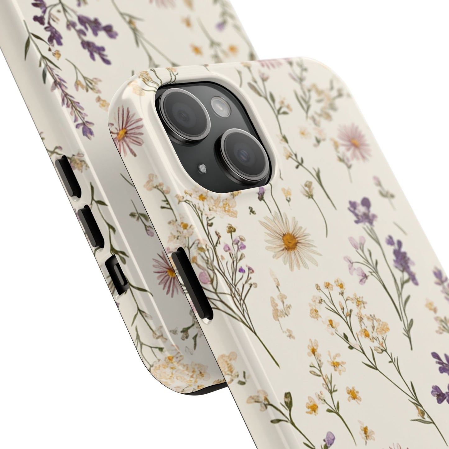 Wildflower Tough Phone Cases | Floral Design | Durable iPhone Cover, Gift for Her, Spring Accessories, Nature-Inspired
