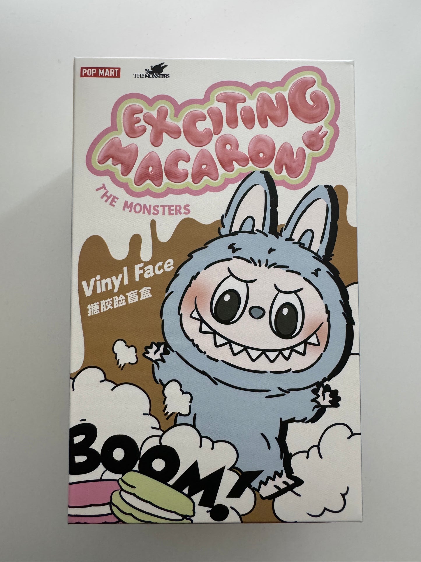 Authentic Labubu Monster Exciting Macaron SESAME BEAN Pop Mart SEALED Box