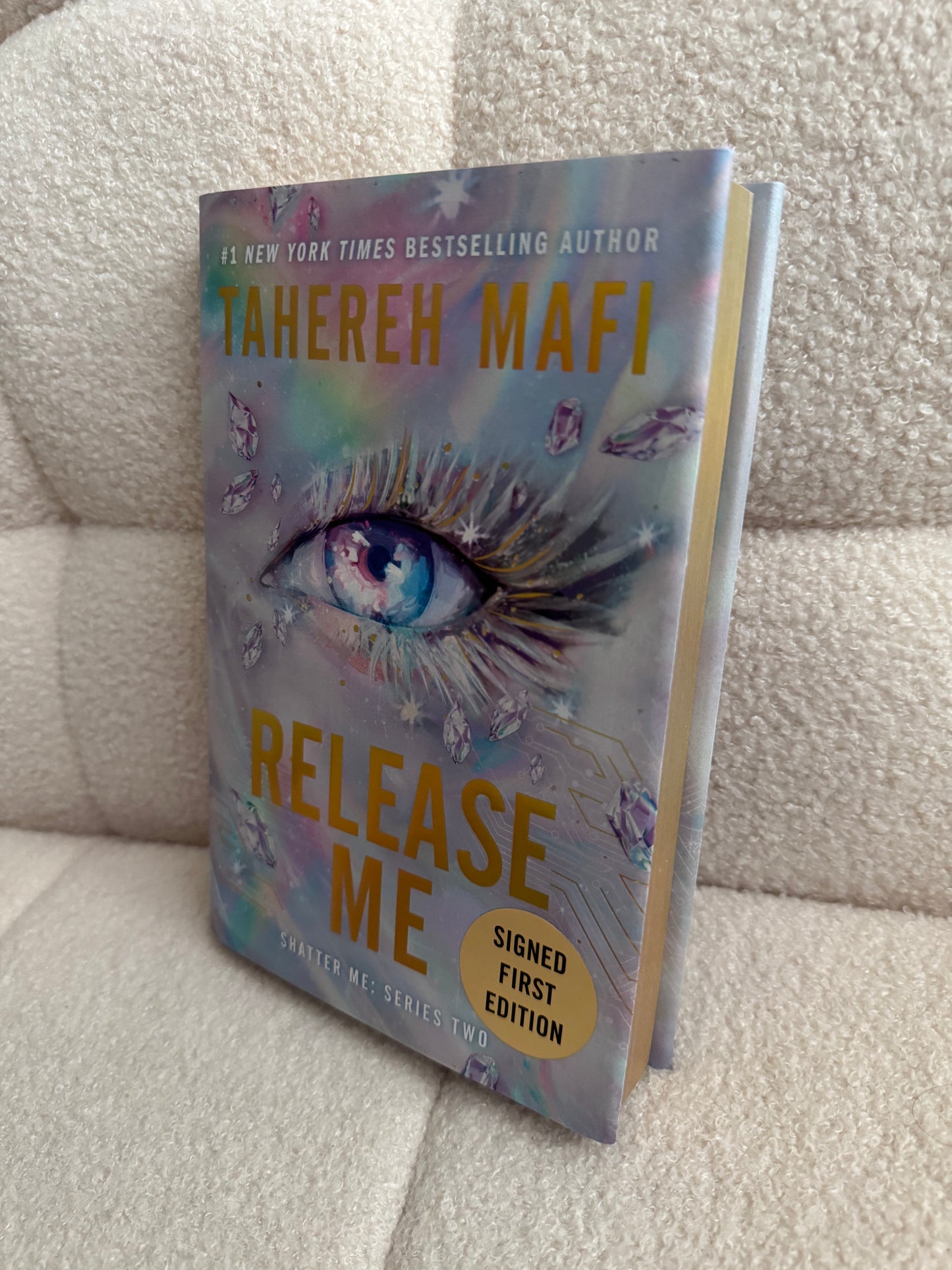 SIGNED Release Me Deluxe Limited First Edition by Tahereh Mafi Hardcover
