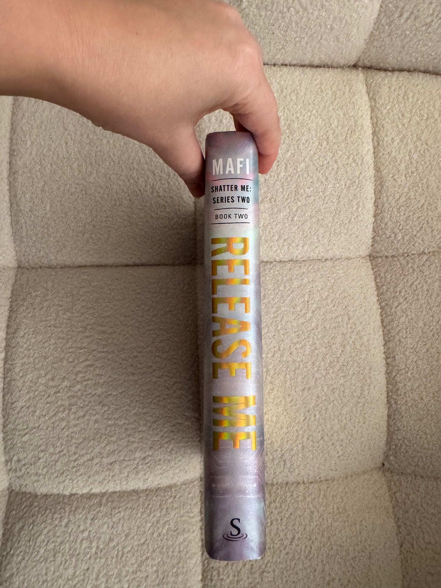 SIGNED Release Me Deluxe Limited First Edition by Tahereh Mafi Hardcover