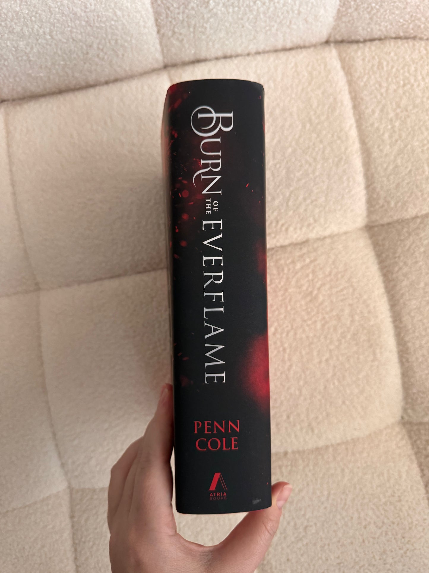 SIGNED Penn Cole Burn of the Everflame 1st Ed. Hardcover Kindred's Curse Saga 4