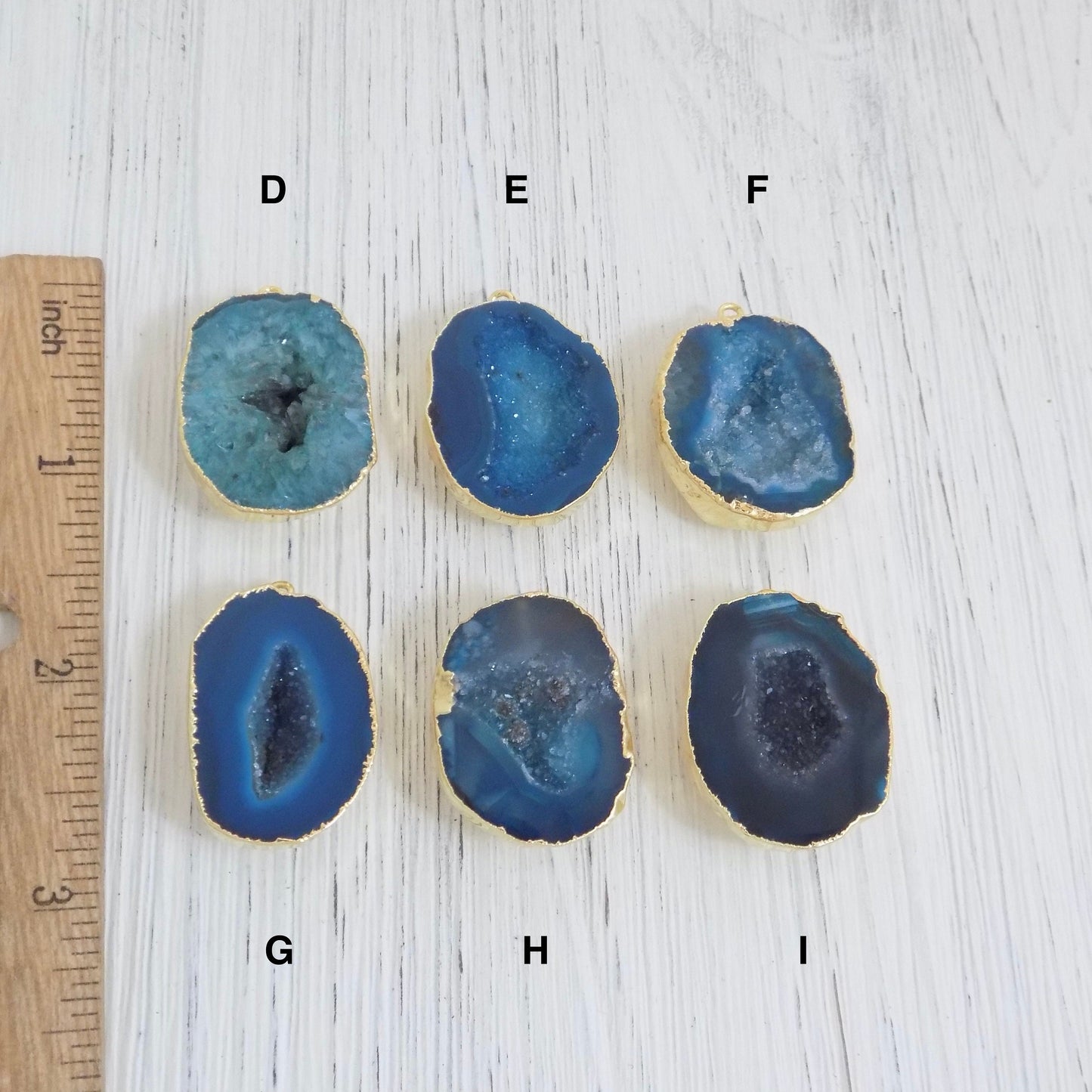 Turquoise Druzy Necklace - Boho Geode Necklace