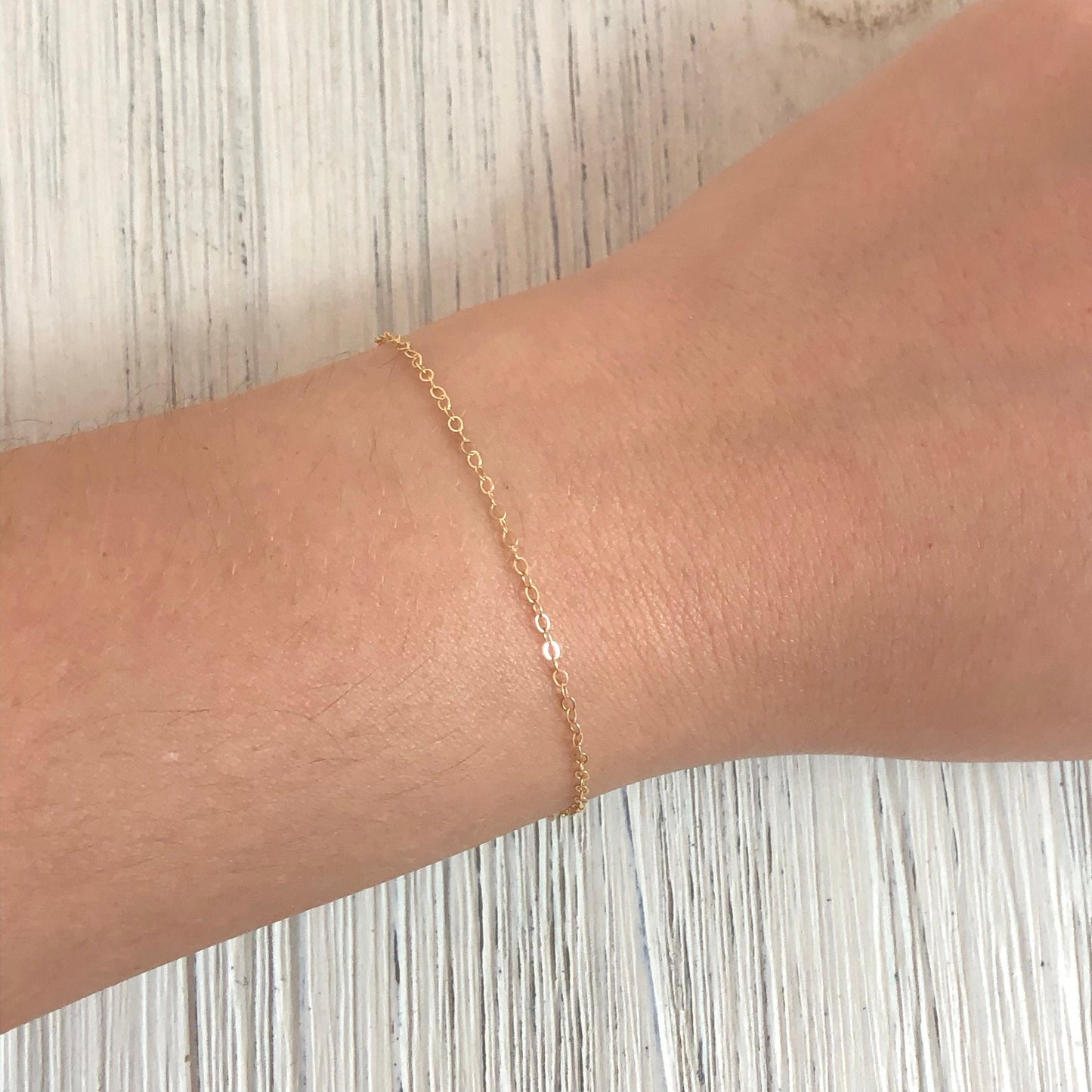 14K Gold Filled Bracelet - Delicate Gold Layer