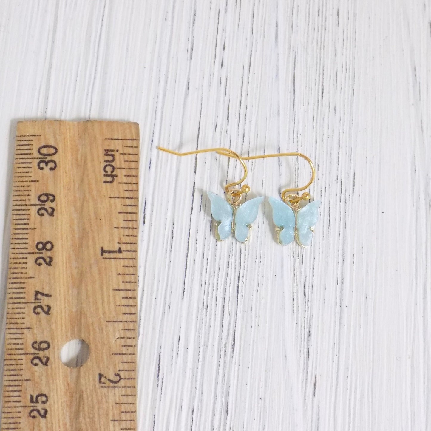 Gold Butterfly Earrings - Minimalist Butterfly