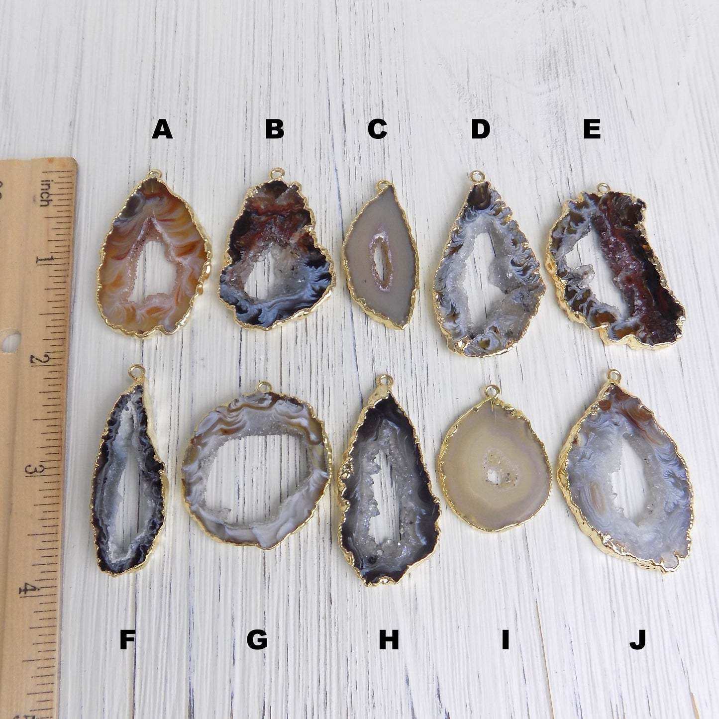 Unique Gifts For Women - Geode Necklace