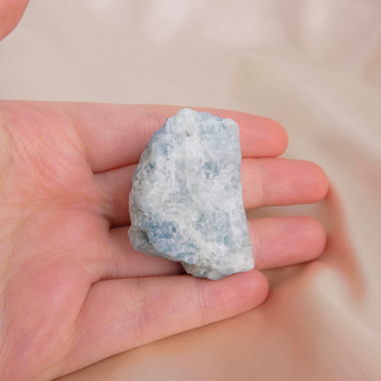 Raw Aquamarine Crystal For Home Decor Or Calming Healing Gemstone, M6-715